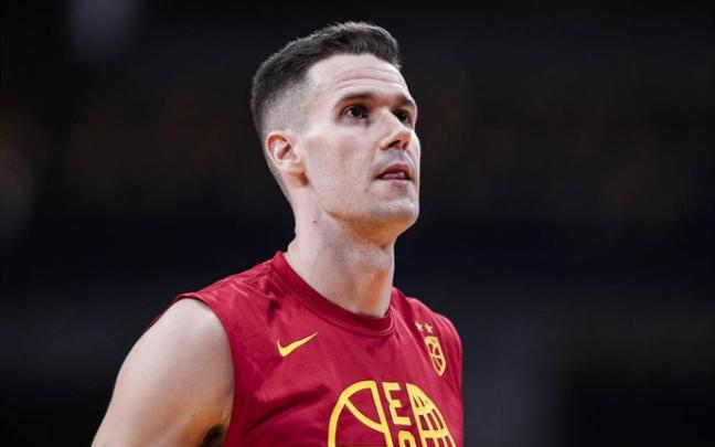 Xabi López-Arostegui antes de un partido con la selección española. Foto: Oscar J. Barroso / AFP7 / Europa Press