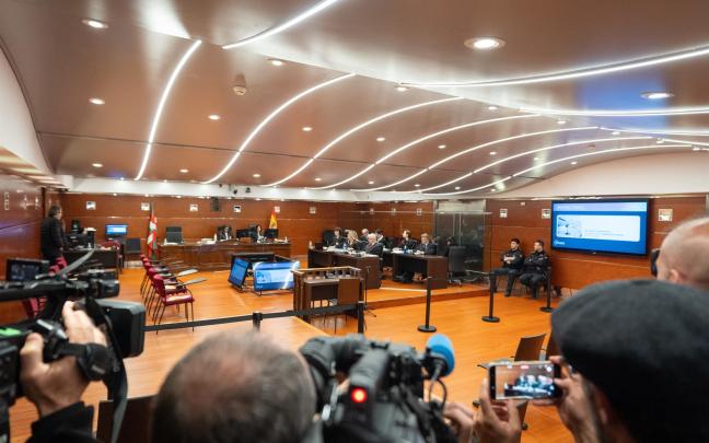 La Audiencia Provincial de Álava ha acogido este lunes la sexta jornada del juicio por el crimen de Maialen. / IÑAKI BERASALUCE-EUROPA PRESS