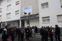 Concentración en Elorrio contra un desahucio - SINDICATO SOCIALISTA DE VIVIENDA DE DURANGALDEA