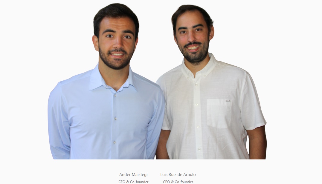 Ander Maiztegi y Luis Ruiz de Arbulo, fundadores de Zeru Drones. ZERU DRONES.