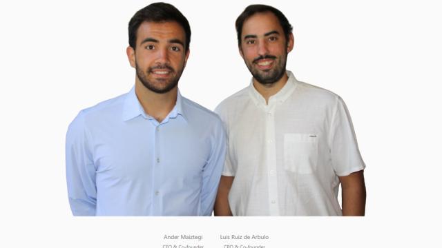 Ander Maiztegi y Luis Ruiz de Arbulo, fundadores de Zeru Drones. ZERU DRONES.