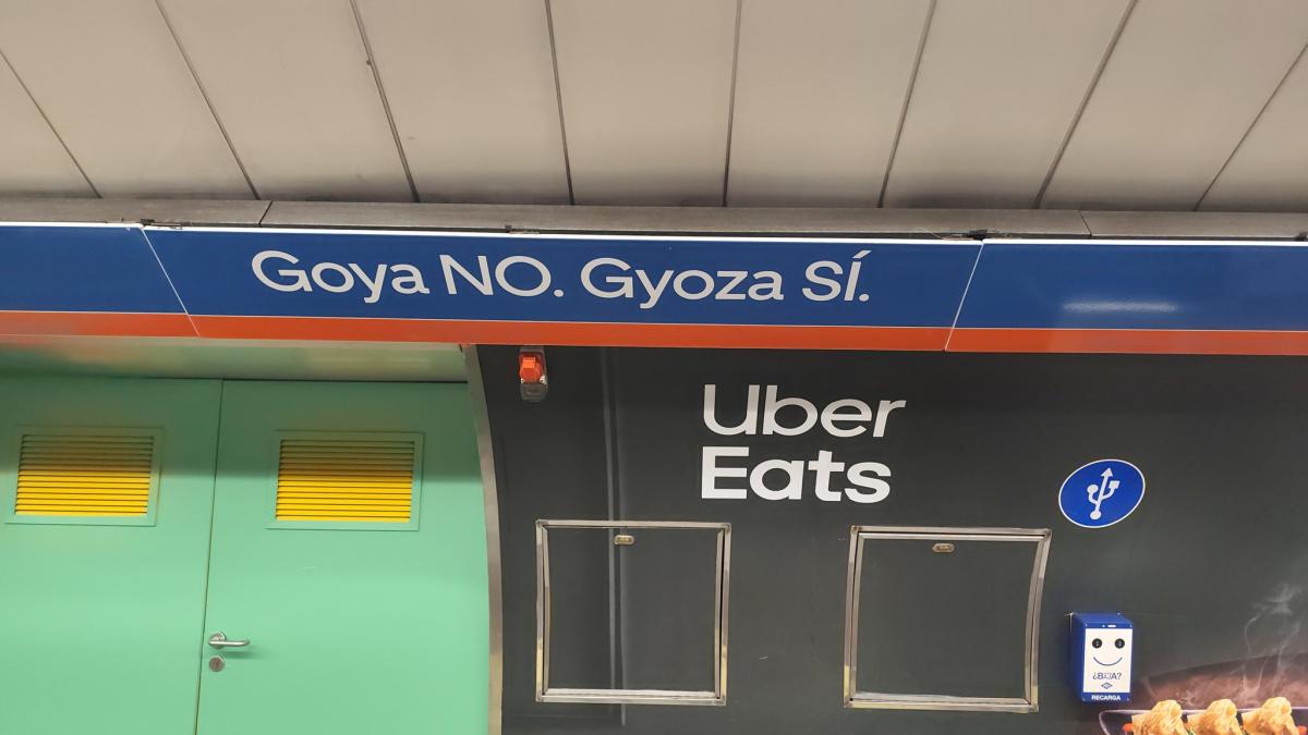 Estación de Goya del Metro de Madrid. X: @JosuCardenas99