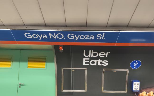 Estación de Goya del Metro de Madrid. X: @JosuCardenas99