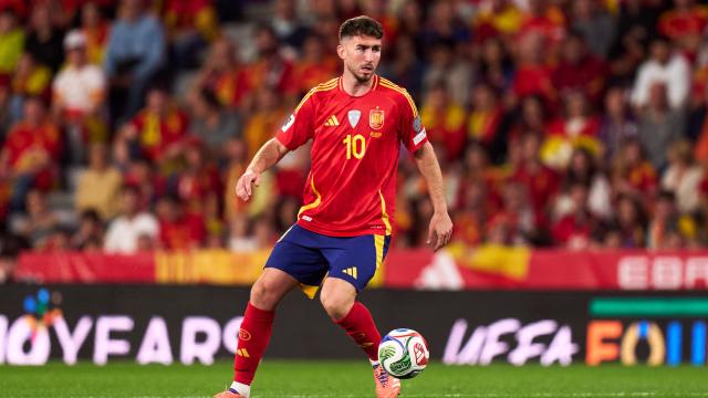 Laporte ayer ante Bulgaria / SEFutbol