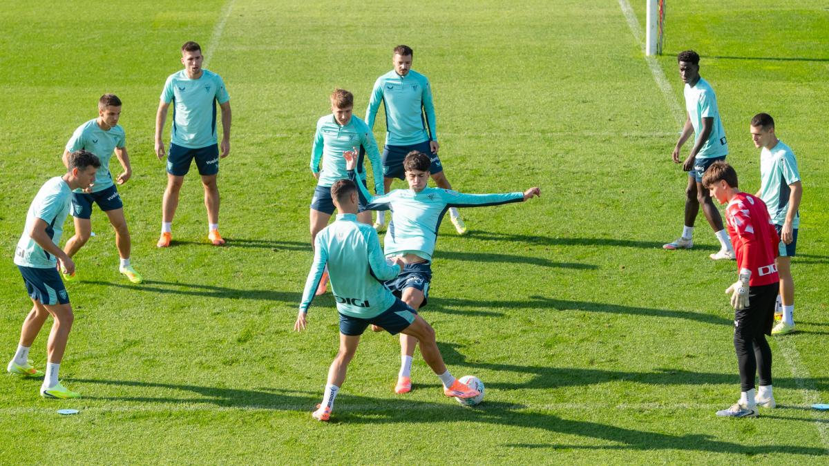 Imagen del entrenamiento del Athletic / Athletic Club