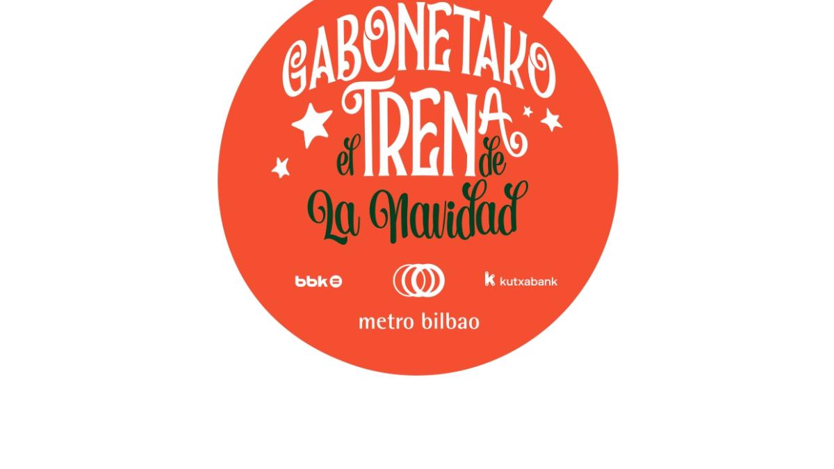 El 'Tren de la Navidad' de Metro Bilbao circulará el próximo 22 de diciembre.