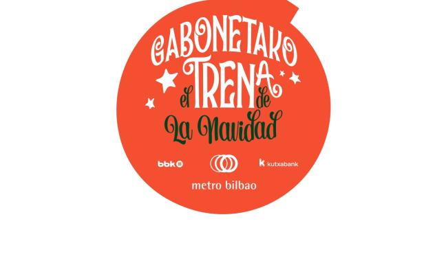 El 'Tren de la Navidad' de Metro Bilbao circulará el próximo 22 de diciembre.