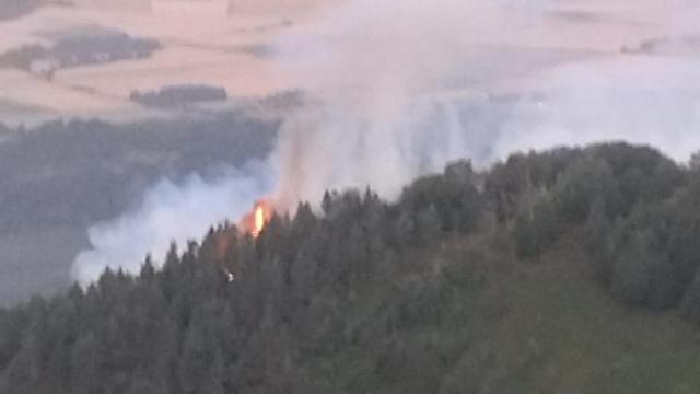 Incendio en el monte de Galarreta Diputación Foral de Álava