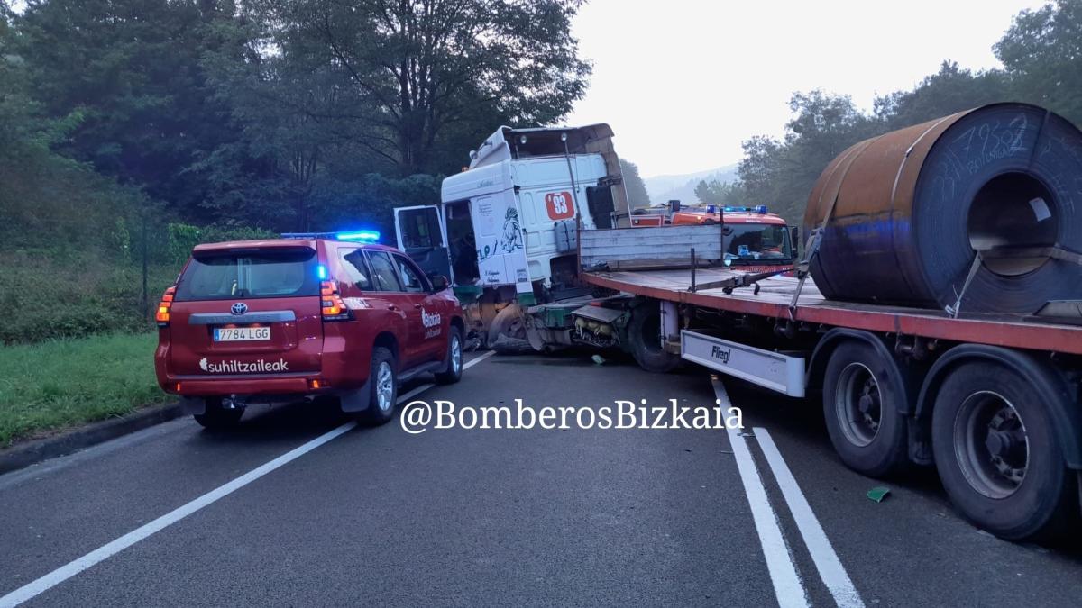 Imagen: Twitter @BomberosBizkaia