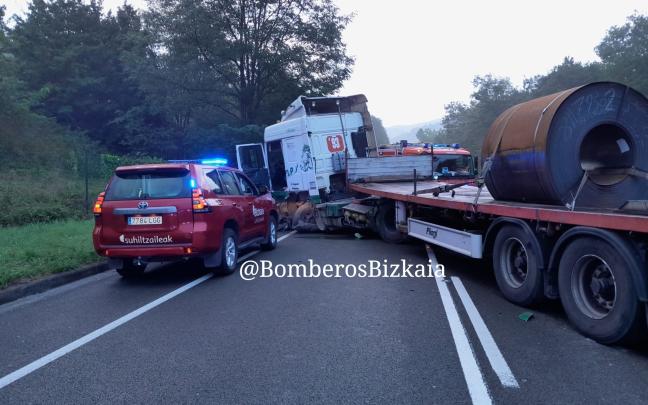 Imagen: Twitter @BomberosBizkaia