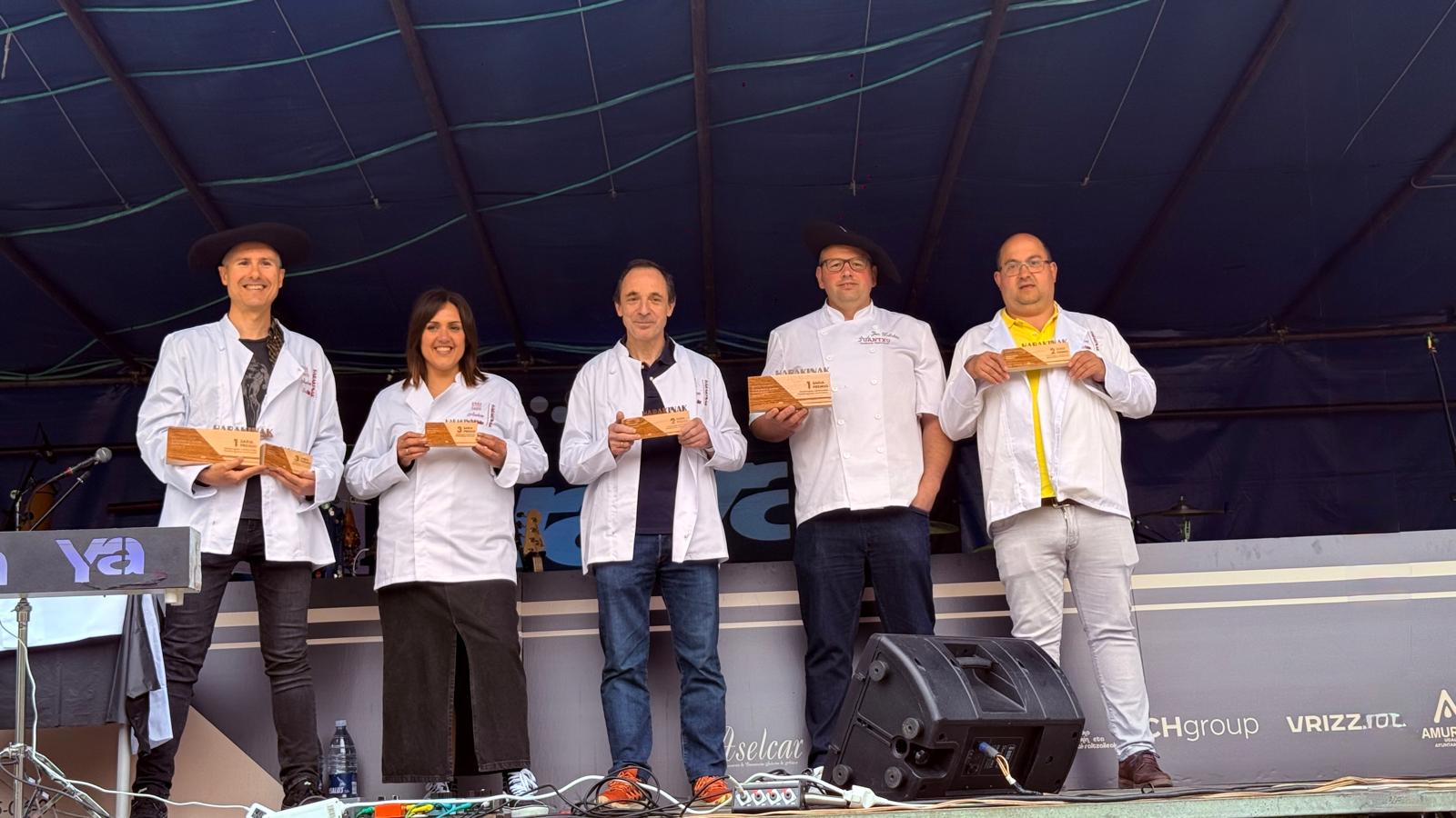 Ganadores del III Concurso de Hamburguesas de Autor de Euskadi