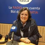 La Doctora Gárate en el estudio de Onda Vasca