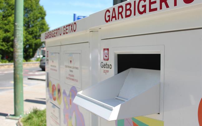 Contenedor Garbigertu de Getxo. URBABIL