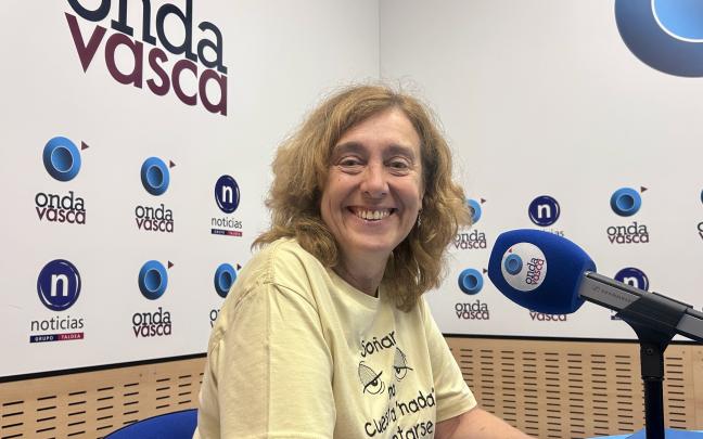 Susana García Chueca, consejera de Movilidad Sostenible en los estudios de ONDA VASCA