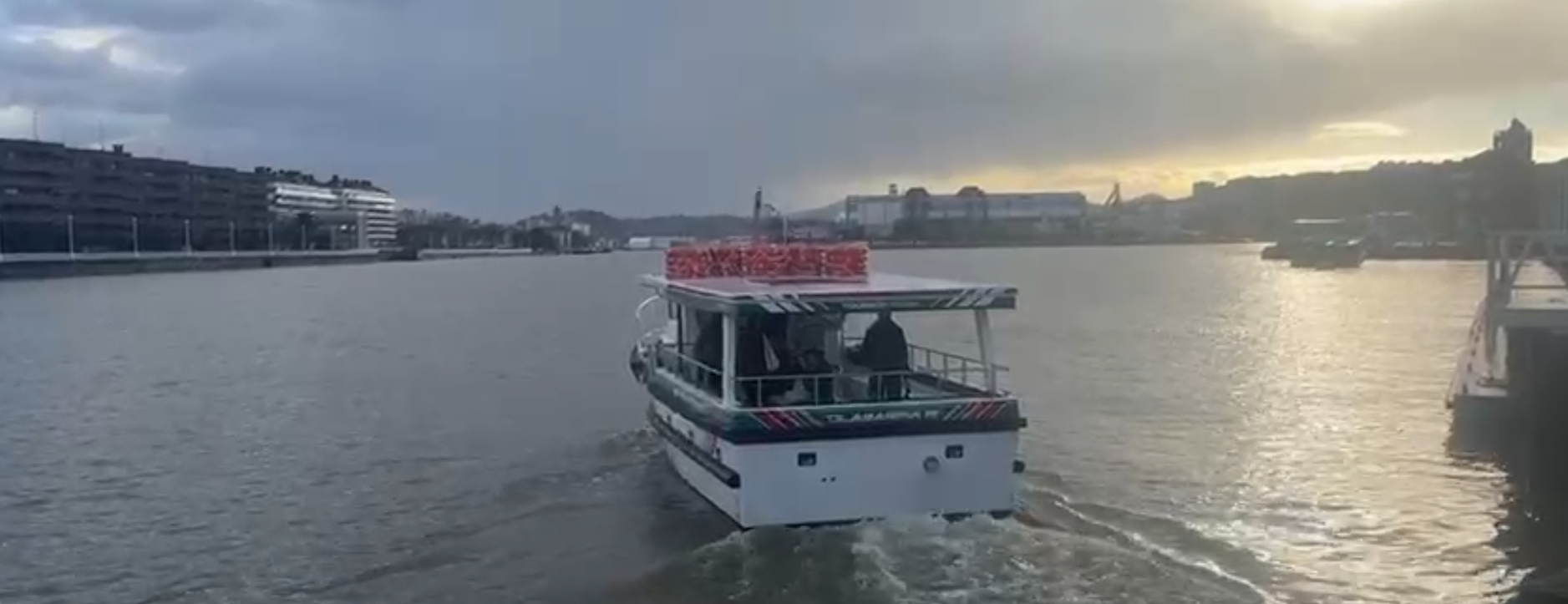 El nuevo gasolino que une Portugalete con Getxo. ONDA VASCA