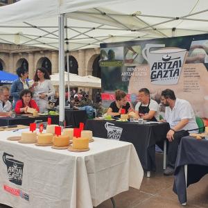 Gazta Fest, la feria del queso del Casco Viejo de Bilbao.