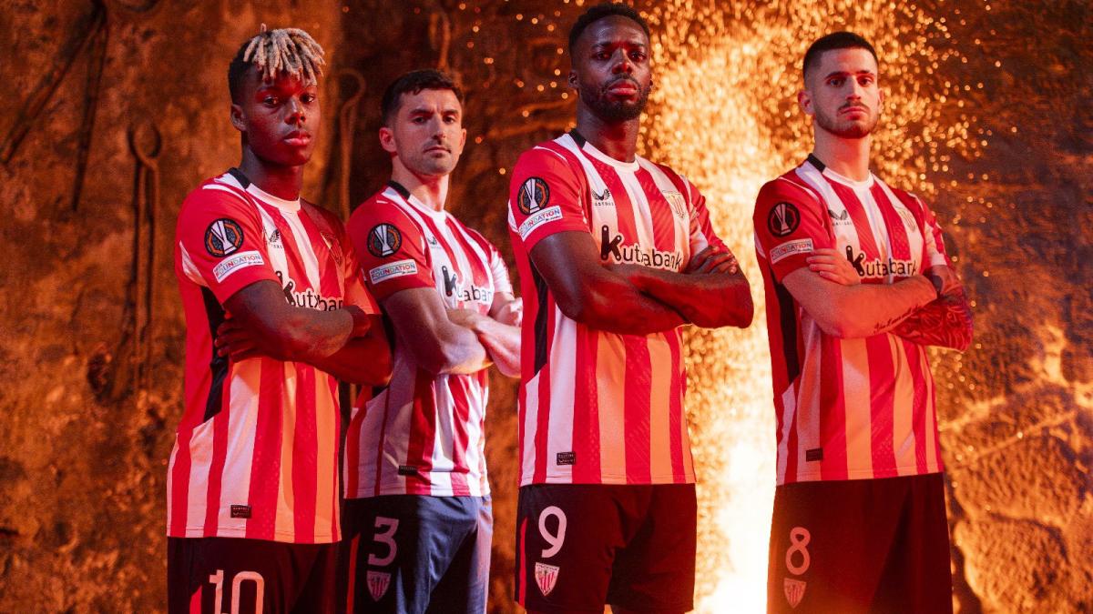 Iñaki Williams, Oihan Sancet, Nico Williams y Daniel Vivian durante la campaña del Athletic / Athletic Club