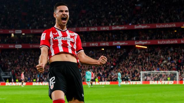 Gorka Guruzeta celebra un gol con el Athletic / Athletic Club