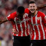 Gorka Guruzeta celebra un gol con Iñaki Williams / Athletic Club