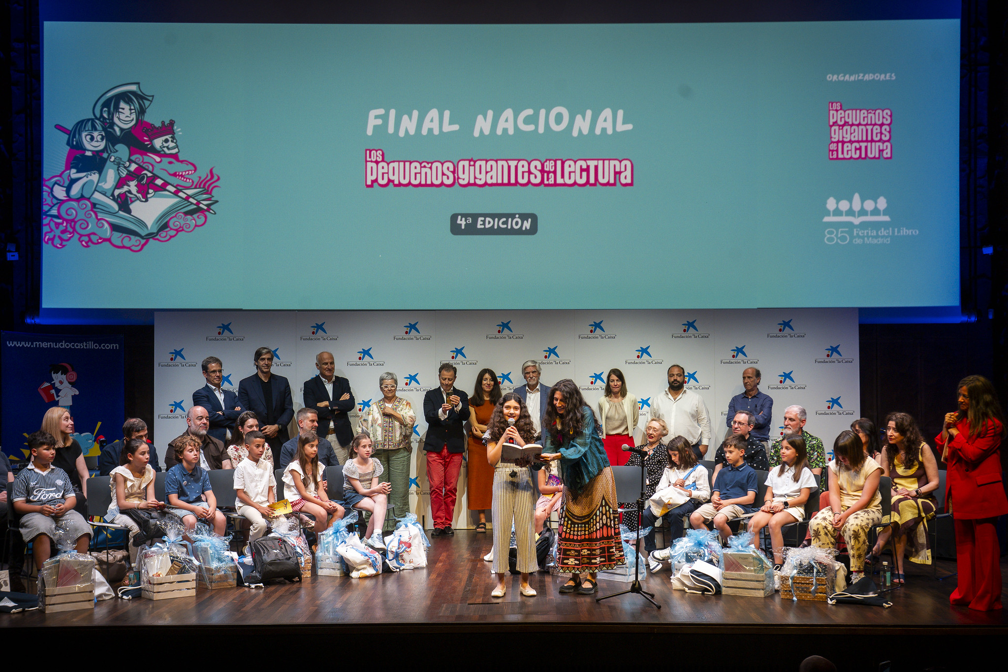 Final de 'Los Pequeños Gigantes de la Lectura' 2026 en la Feria del Libro de Madrid