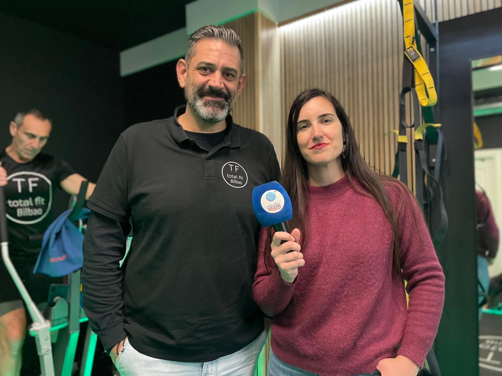 Álvaro Fernández, responsable de TotalFit Bilbao