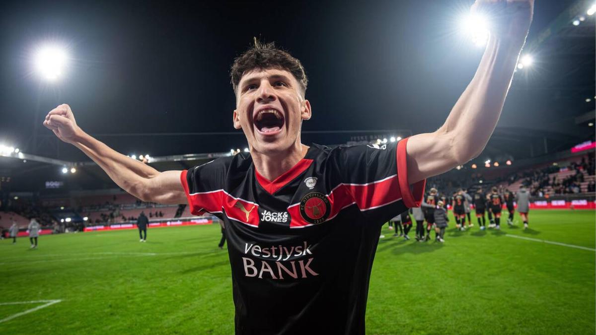 Mikel Gogorza con el Midtjylland / Danish Scout