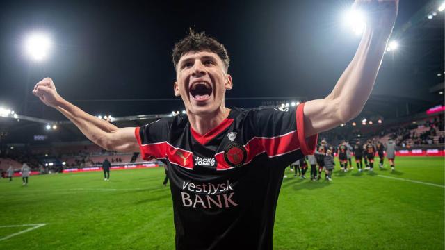 Mikel Gogorza con el Midtjylland / Danish Scout