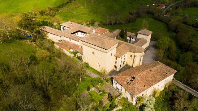 Vista del Conjunto Monumental de Quejana. Foto: Diputación Foral de Araba