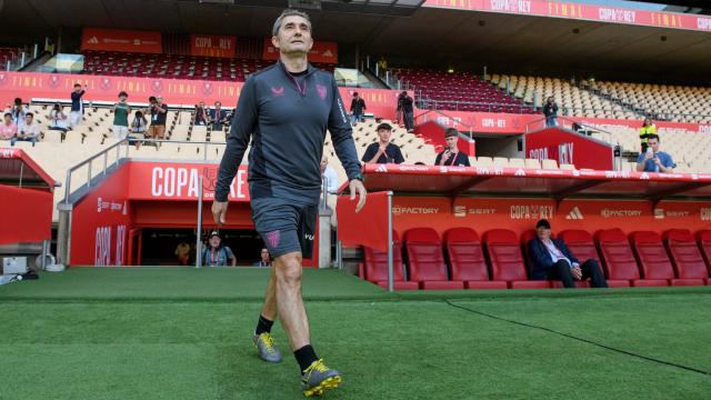 Ernesto Valverde en La Cartuja / Athletic Club