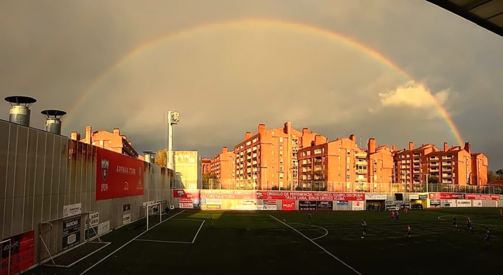 Campo de fútbol de Gobela. WEB ROMO F.C
