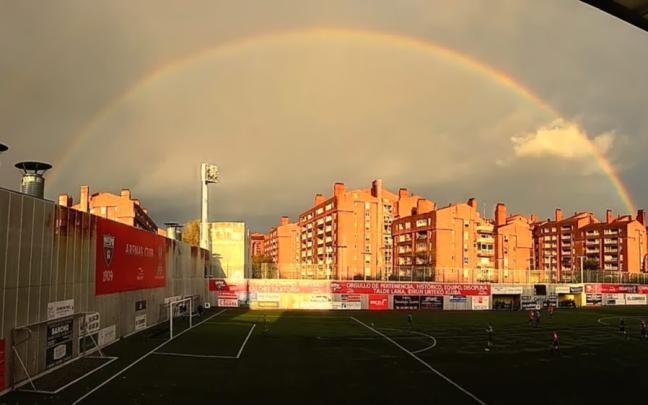 Campo de fútbol de Gobela. WEB ROMO F.C