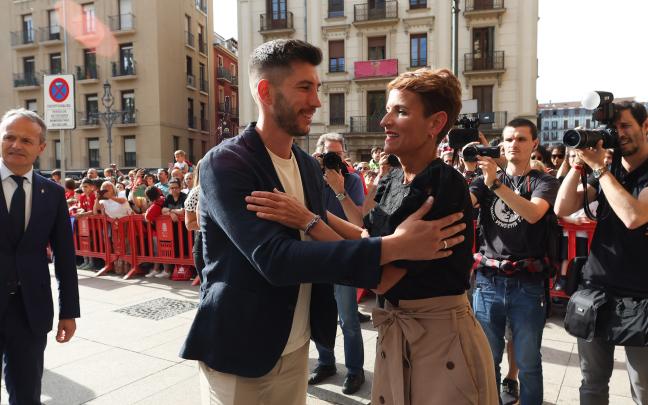 Recibimiento institucional a Osasuna como subcampeón de Copa. Foto: Gobierno de Navarra