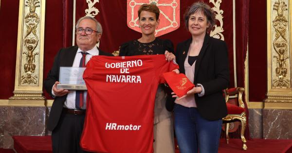 Recibimiento institucional a Osasuna como subcampeón de Copa. Foto: Gobierno de Navarra