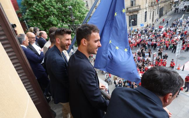 Recibimiento institucional a Osasuna como subcampeón de Copa. Foto: Gobierno de Navarra