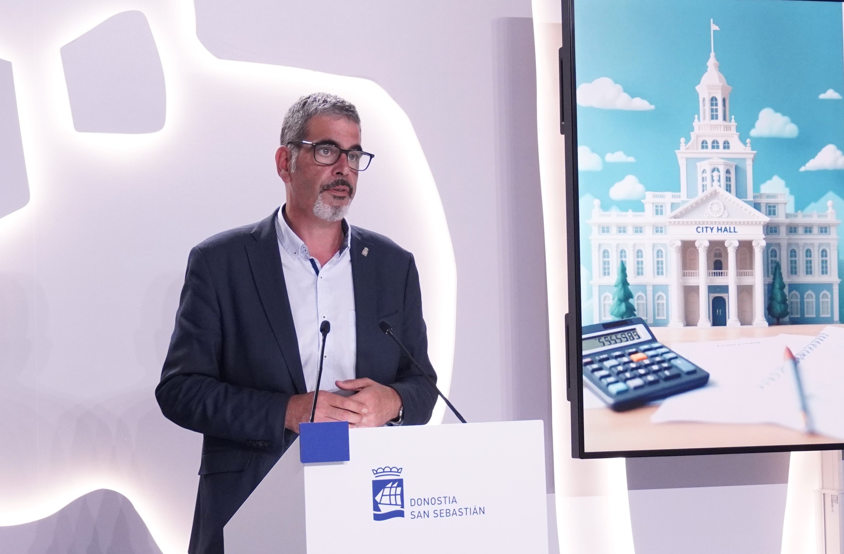 Eneko Goia, en la comparecencia de esta mañana. Imagen de archivo