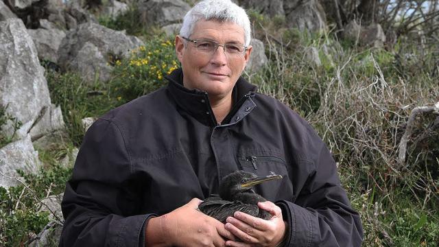 El naturalista Gorka Ocio