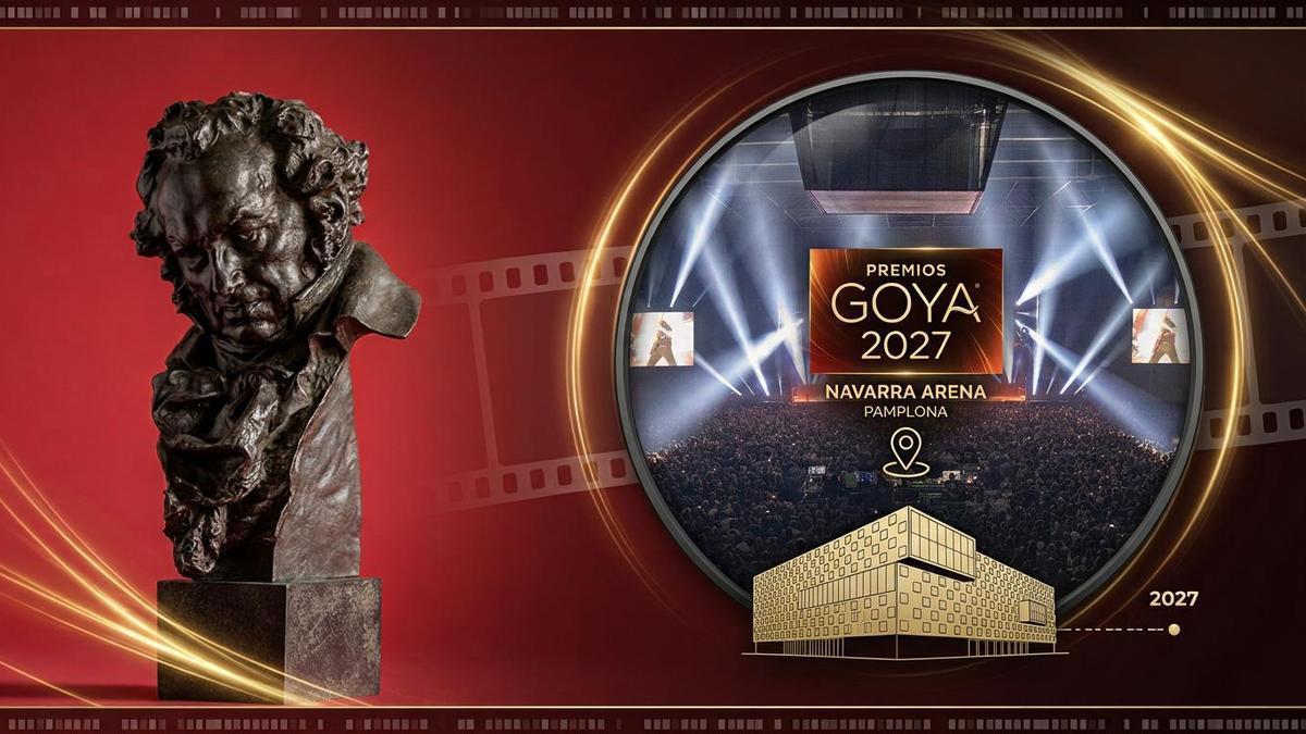 Los Goya 2027 se entregarán en el Navarra Arena de Pamplona. D.N.