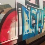 Imagen de una de las unidades vandalizadas / DEPARTAMENTO DE SEGURIDAD