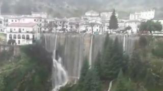 Vista aérea de la localidad de Grazalema. G.C.