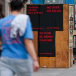 Imagen de la campaña de abonados de Bilbao Basket por las calles de Bilbao / Bilbao Basket