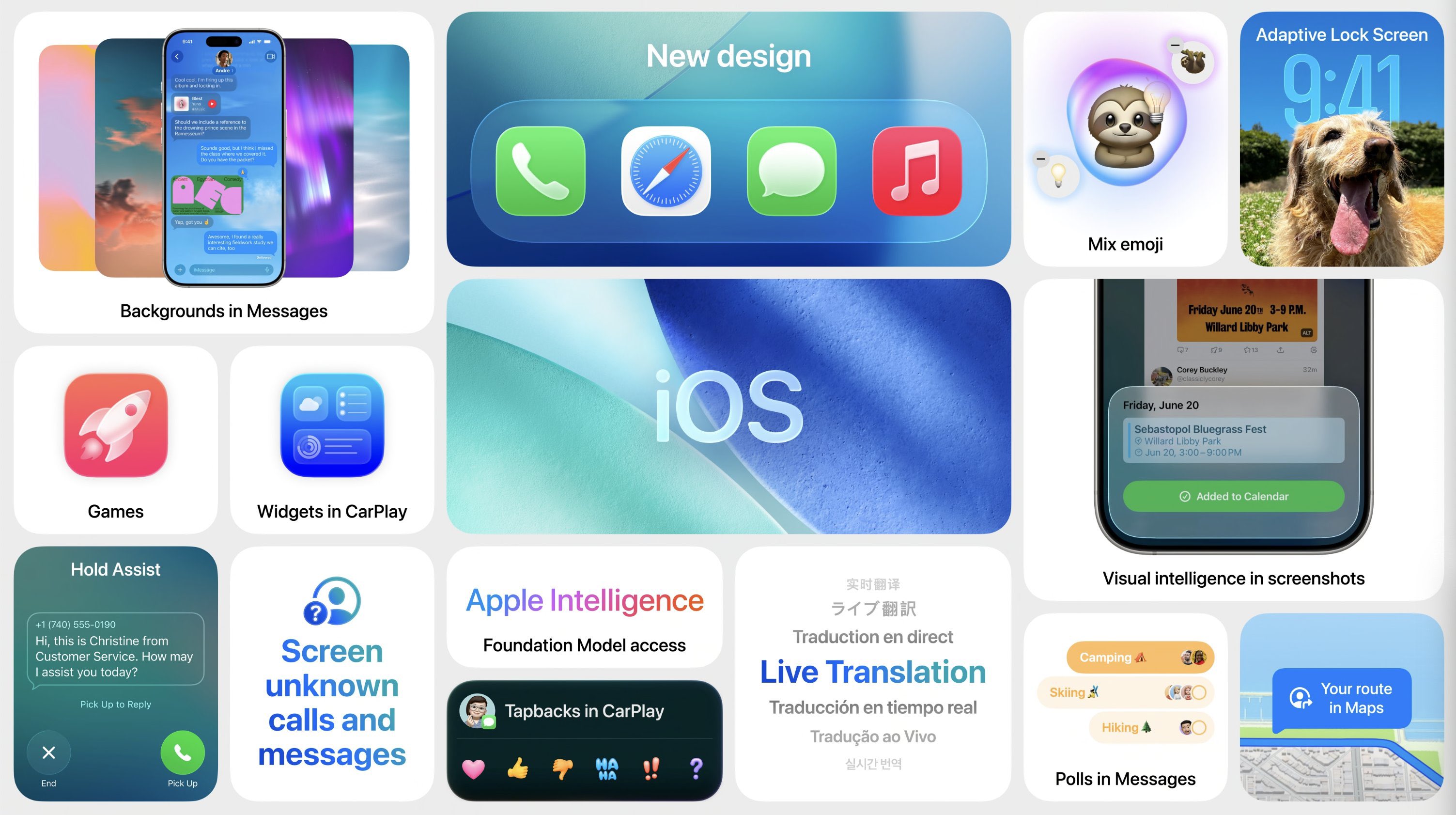 Novedades de iOS 26. Novedades de iOS 26.