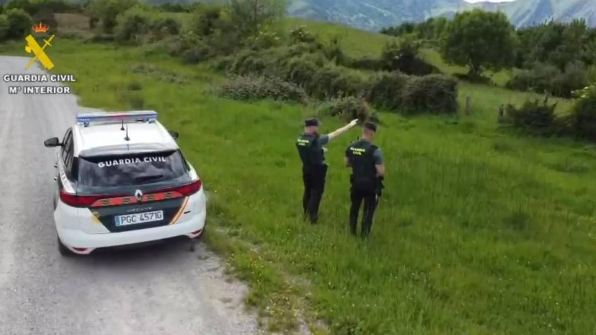 La Guardia Civil, en el dispositivo de búsqueda. CEDIDA