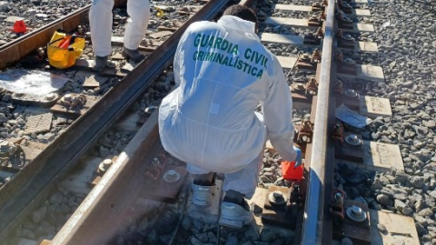 Guardia Civil trabaja en Adamuz. GUARDIA CIVIL X