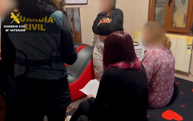 Operación contra la trata de mujeres en Barakaldo y Castro. GUARDIA CIVIL