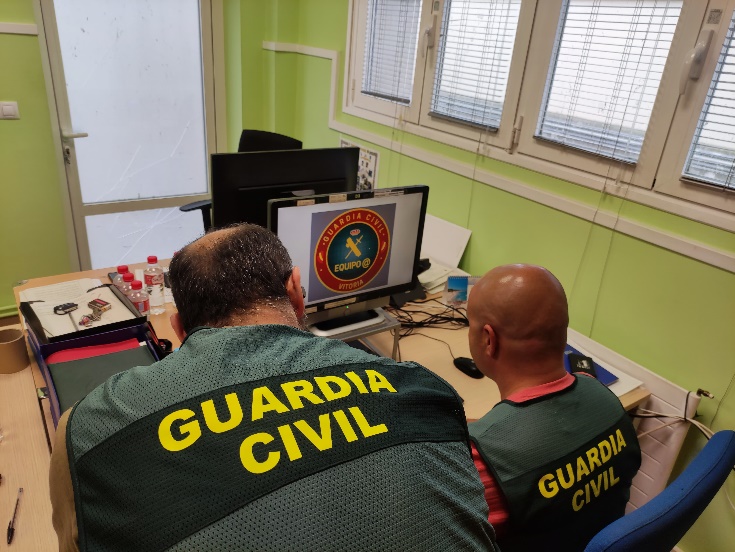 Agentes de la Guardia Civil en Araba. Foto: Guardia Civil