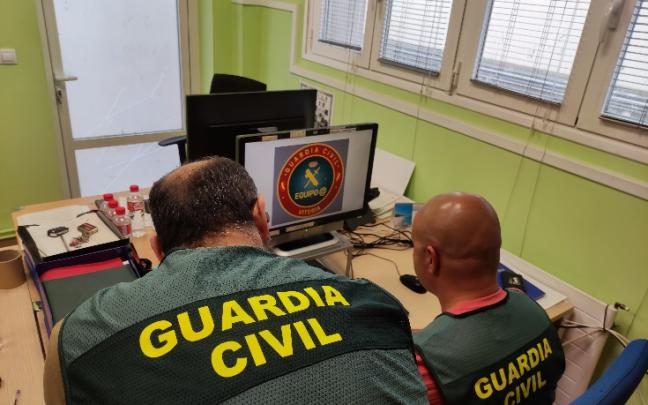 Agentes de la Guardia Civil en Araba. Foto: Guardia Civil