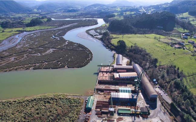 El proyecto del Guggenheim Urdaibai contemplaba sus dos sedes en terreno situados en los municipios de Gernika y Murueta. | ONDA VASCA