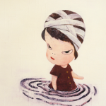 Imagen de una de las creaciones del artista japonés Yoshitomo Nara
