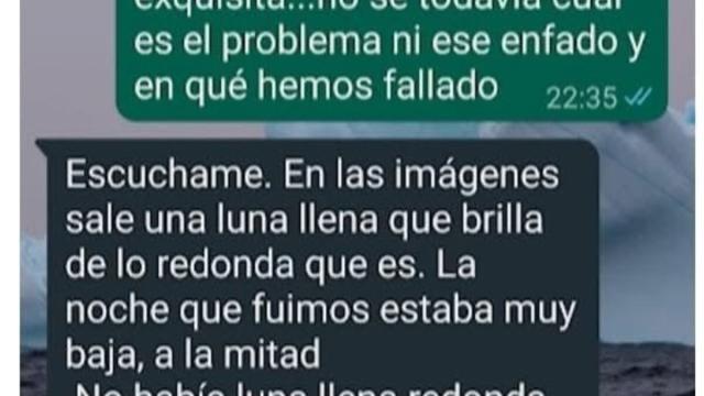 Captura de pantalla de los mensajes entre el cliente y el trabajador del restaurante. X: @SOYCAMARERO Captura de pantalla de los mensajes entre el cliente y el trabajador del restaurante. X: @SOYCAMARERO