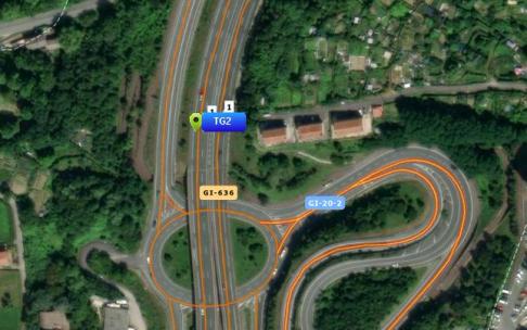 Lugar del accidente | Fuente: twitter.com/trafikoaEJGV